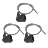 3pcs Chainsaw Ignition Cable Lead Professional Spark Plug Wire Set for STIHL 070 090 Chainsaw Chain 0000 405 0600 - Rear View