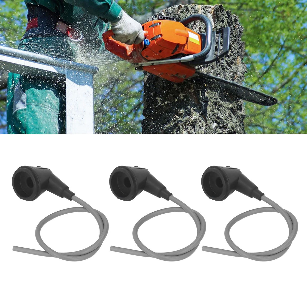 3pcs Chainsaw Ignition Cable Lead Professional Spark Plug Wire Set for STIHL 070 090 Chainsaw Chain 0000 405 0600