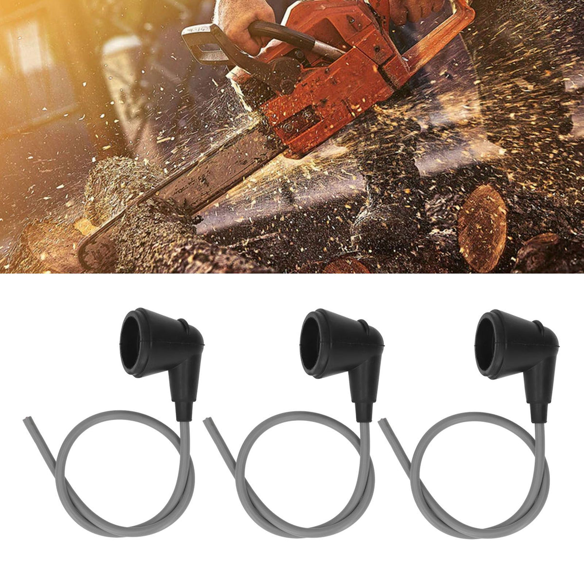 3pcs Chainsaw Ignition Cable Lead Professional Spark Plug Wire Set for STIHL 070 090 Chainsaw Chain 0000 405 0600