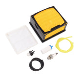Concrete Saw Power Cutter Air Filter Fuel Line Gasoline Pipe Sparking Plug Primer Bulb for Husqvarna Partner K750 - 45-Degree Angle