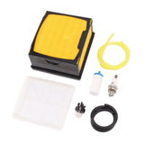 Concrete Saw Power Cutter Air Filter Fuel Line Gasoline Pipe Sparking Plug Primer Bulb for Husqvarna Partner K750