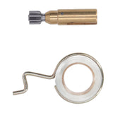 Chainsaw Oil Pump Worm Gear Aluminum Iron Chainsaw Oil Pump Accessories for MS170 MS180 MS210 MS230 MS250 1123 640 3201 - Front View