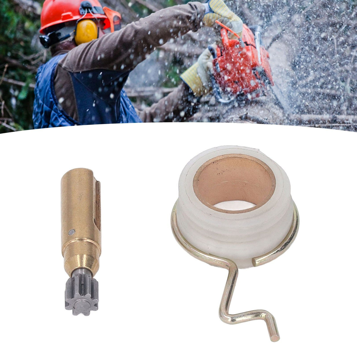 Chainsaw Oil Pump Worm Gear Aluminum Iron Chainsaw Oil Pump Accessories for MS170 MS180 MS210 MS230 MS250 1123 640 3201