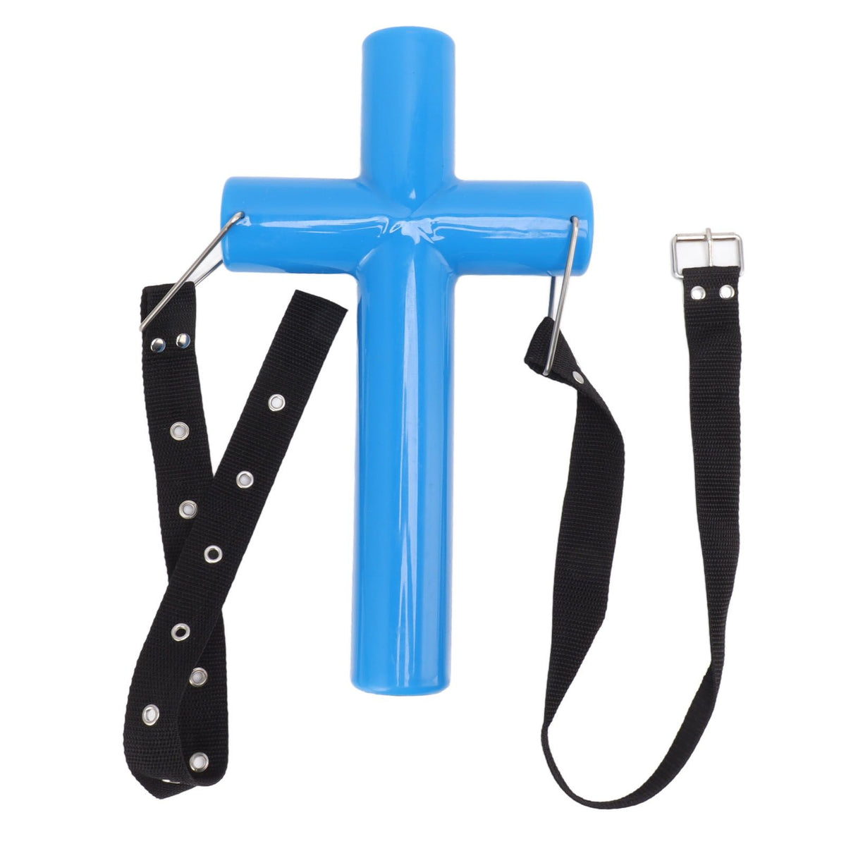 Livestock Mouth Opener Animal Gastric Lavage Feeding Medicine Cross Tool for Cattle Horse Sheep Blue L