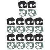 10 Set Carburetor Diaphragm Gasket Kit Carb Diaphragm Gasket Replacement for 495770 795083 - Side View