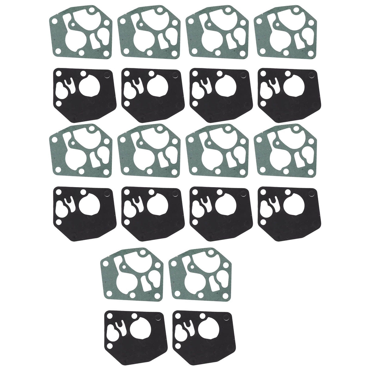10 Set Carburetor Diaphragm Gasket Kit Carb Diaphragm Gasket Replacement for 495770 795083