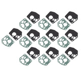 10 Set Carburetor Diaphragm Gasket Kit Carb Diaphragm Gasket Replacement for 495770 795083 - Extra Image