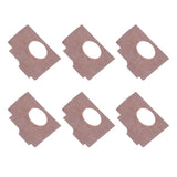 6Pcs Chainsaw Air Filter Cleaner Cotton Replacement for Stihl 018 MS180 017 MS170 MS180C MS 180 170 Parts Accessories - Top-Down View