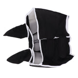 Horse Fly Mask All Round Mesh Breathable Fly Mask Elastic UV Protection Horse Face Mask with Ears Black S 42x35cm / 16.5x13.8in