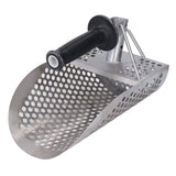 Beach Sand Scoop Metal Detecting Hunting Tool Detector Stainless Steel Hexahedron Holes Sand Scoop - Front View