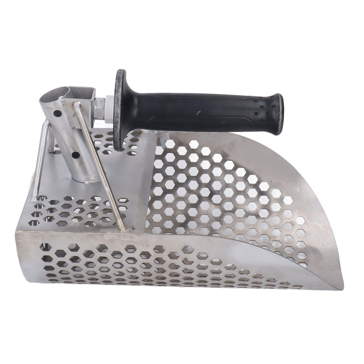 Beach Sand Scoop Metal Detecting Hunting Tool Detector Stainless Steel Hexahedron Holes Sand Scoop