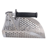 Beach Sand Scoop Metal Detecting Hunting Tool Detector Stainless Steel Hexahedron Holes Sand Scoop
