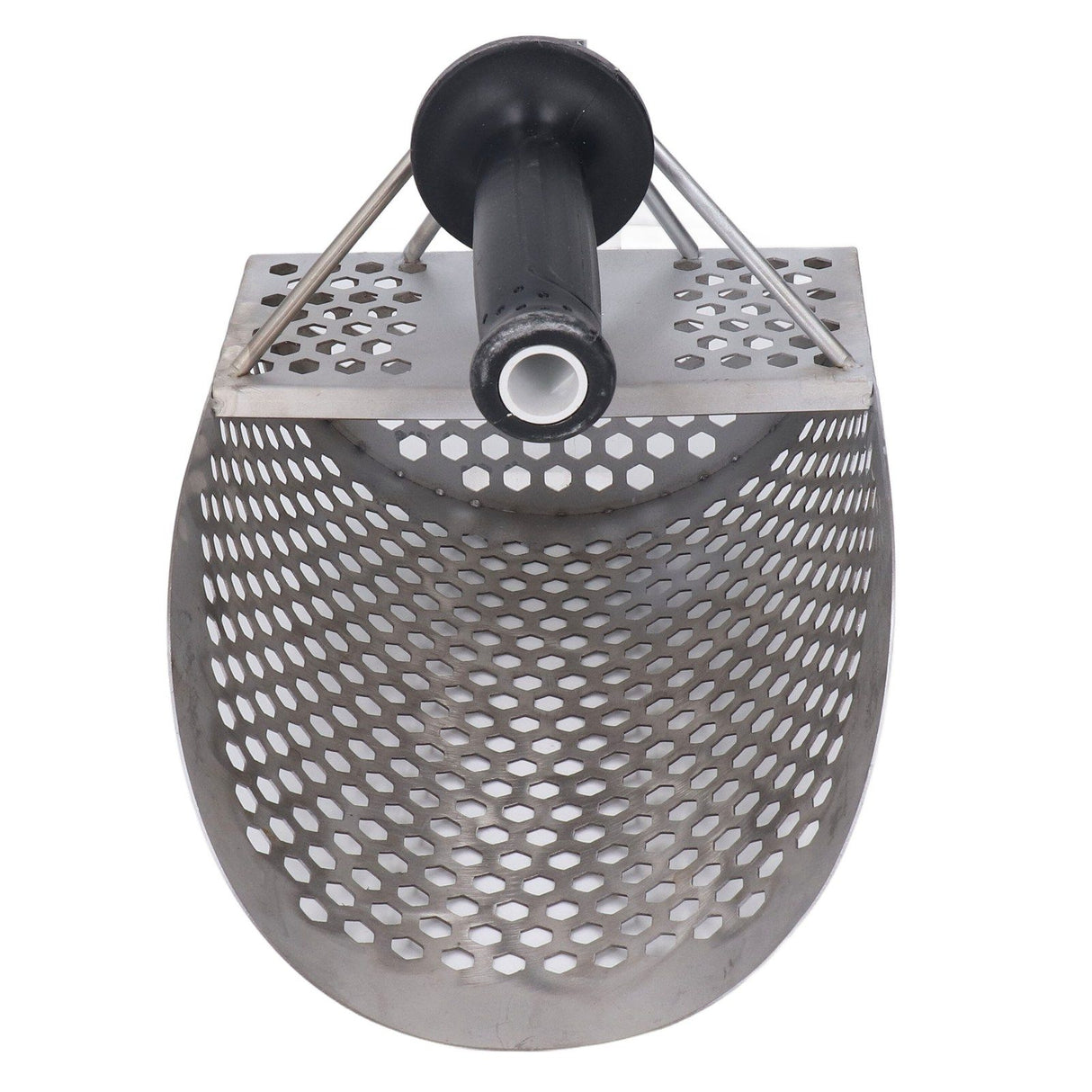 Beach Sand Scoop Metal Detecting Hunting Tool Detector Stainless Steel Hexahedron Holes Sand Scoop