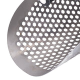 Beach Sand Scoop Metal Detecting Hunting Tool Detector Stainless Steel Hexahedron Holes Sand Scoop