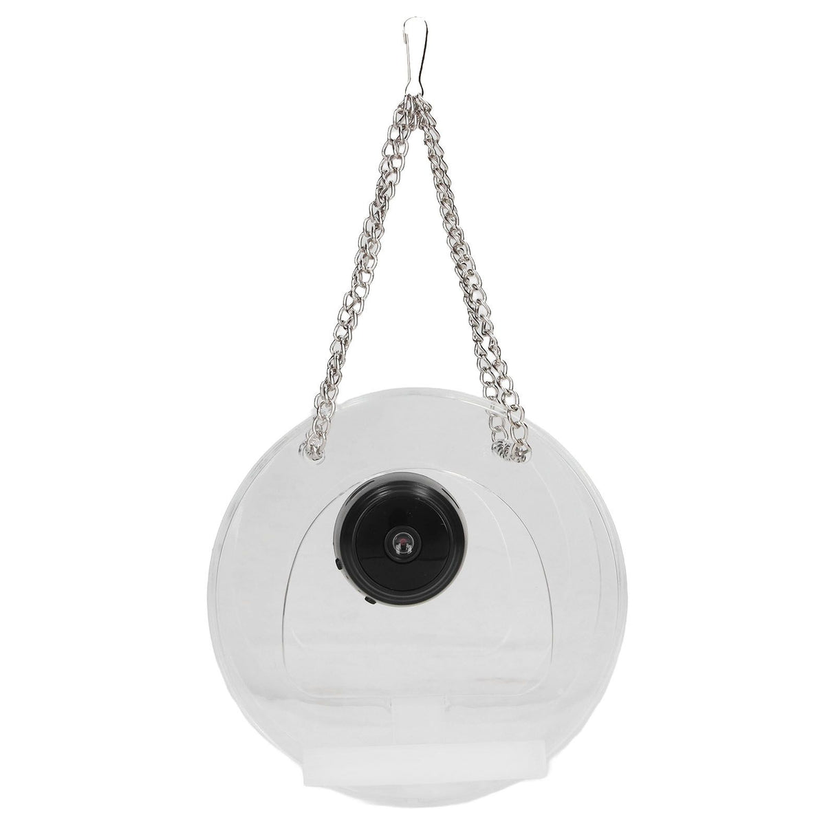 Smart Camera Bird Feeder Real Time Monitoring Hanging Bird Feeders for Outdoors Garden Round
