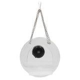 Smart Camera Bird Feeder Real Time Monitoring Hanging Bird Feeders for Outdoors Garden Round - Front View