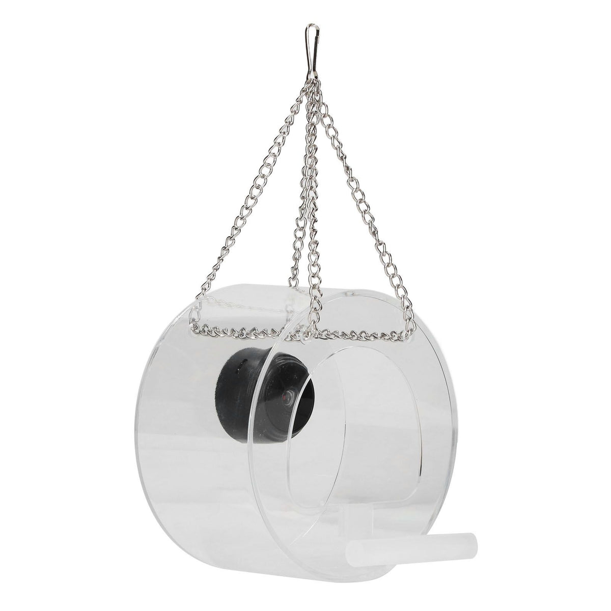 Smart Camera Bird Feeder Real Time Monitoring Hanging Bird Feeders for Outdoors Garden Round