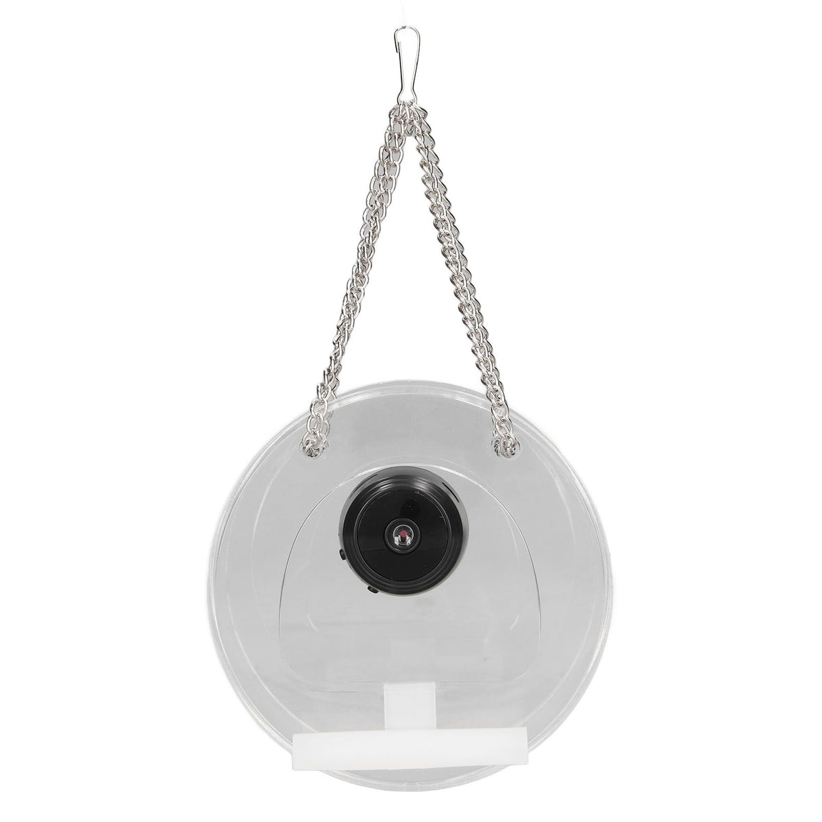 Smart Camera Bird Feeder Real Time Monitoring Hanging Bird Feeders for Outdoors Garden Round