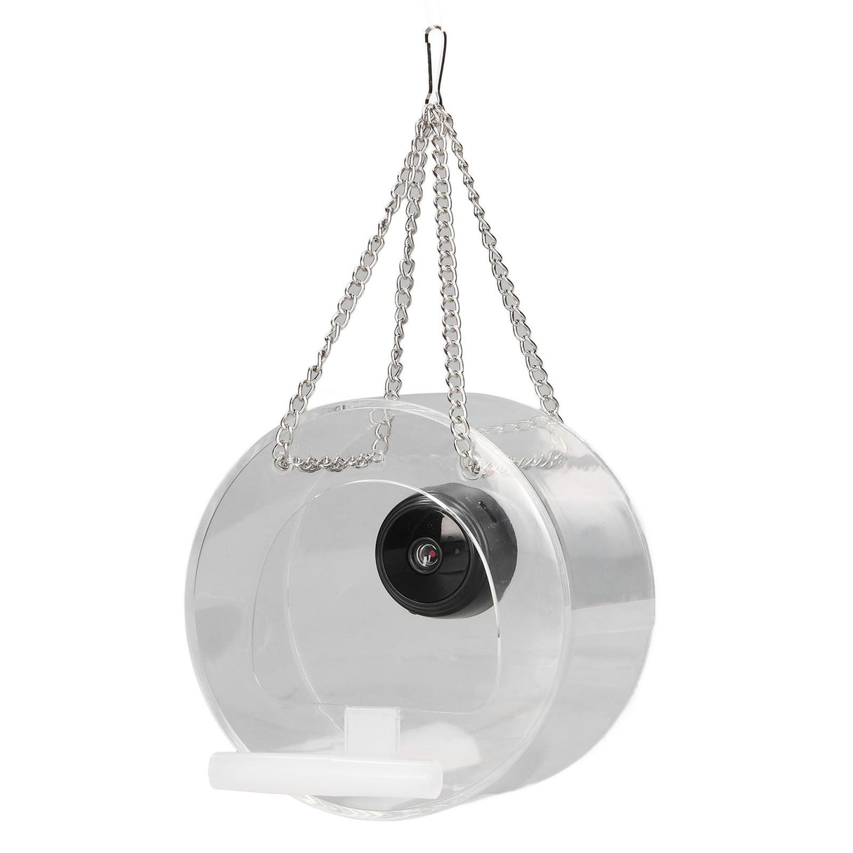 Smart Camera Bird Feeder Real Time Monitoring Hanging Bird Feeders for Outdoors Garden Round