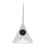 Smart Camera Bird Feeder Real Time Monitoring Hanging Bird Feeders for Outdoors Garden Triangle