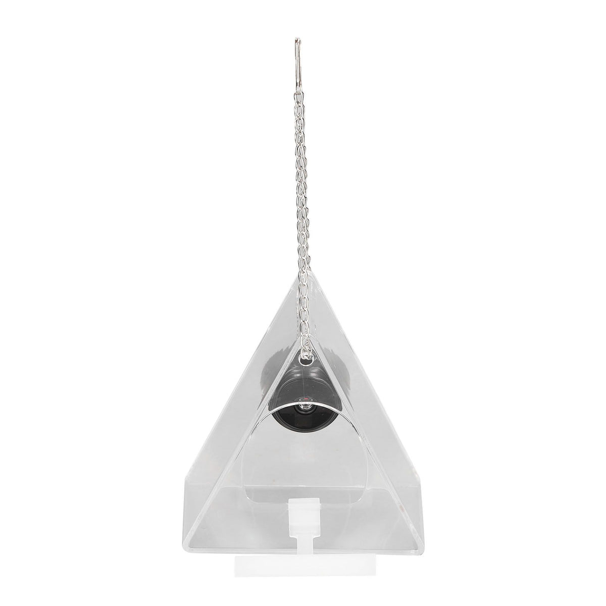 Smart Camera Bird Feeder Real Time Monitoring Hanging Bird Feeders for Outdoors Garden Triangle