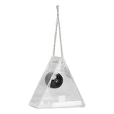 Smart Camera Bird Feeder Real Time Monitoring Hanging Bird Feeders for Outdoors Garden Triangle