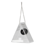 Smart Camera Bird Feeder Real Time Monitoring Hanging Bird Feeders for Outdoors Garden Triangle