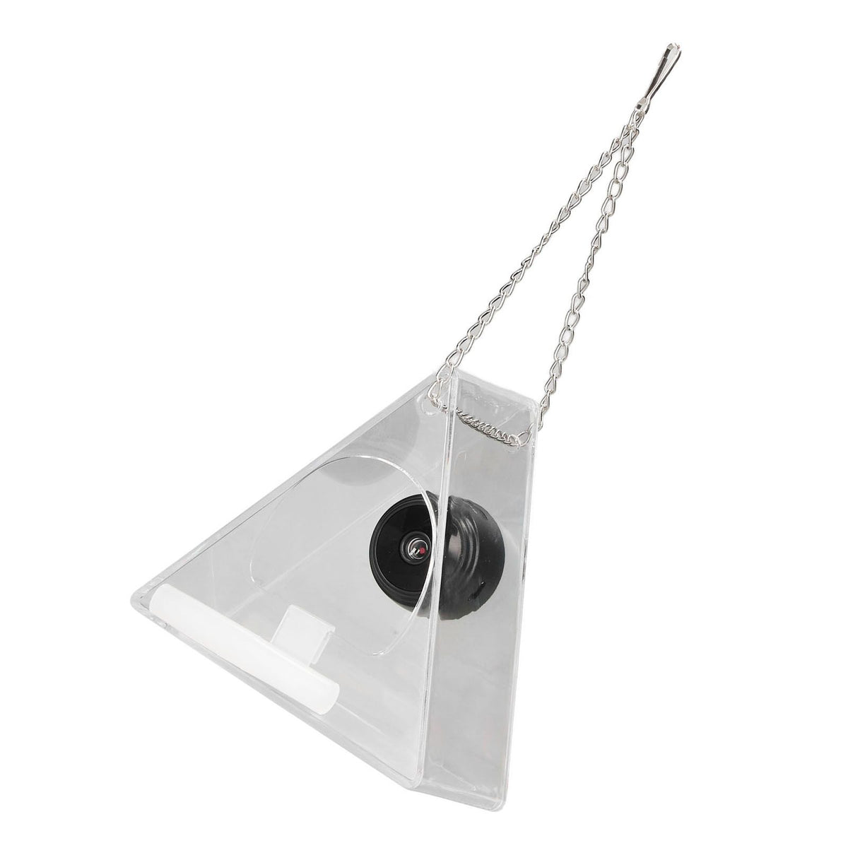 Smart Camera Bird Feeder Real Time Monitoring Hanging Bird Feeders for Outdoors Garden Triangle