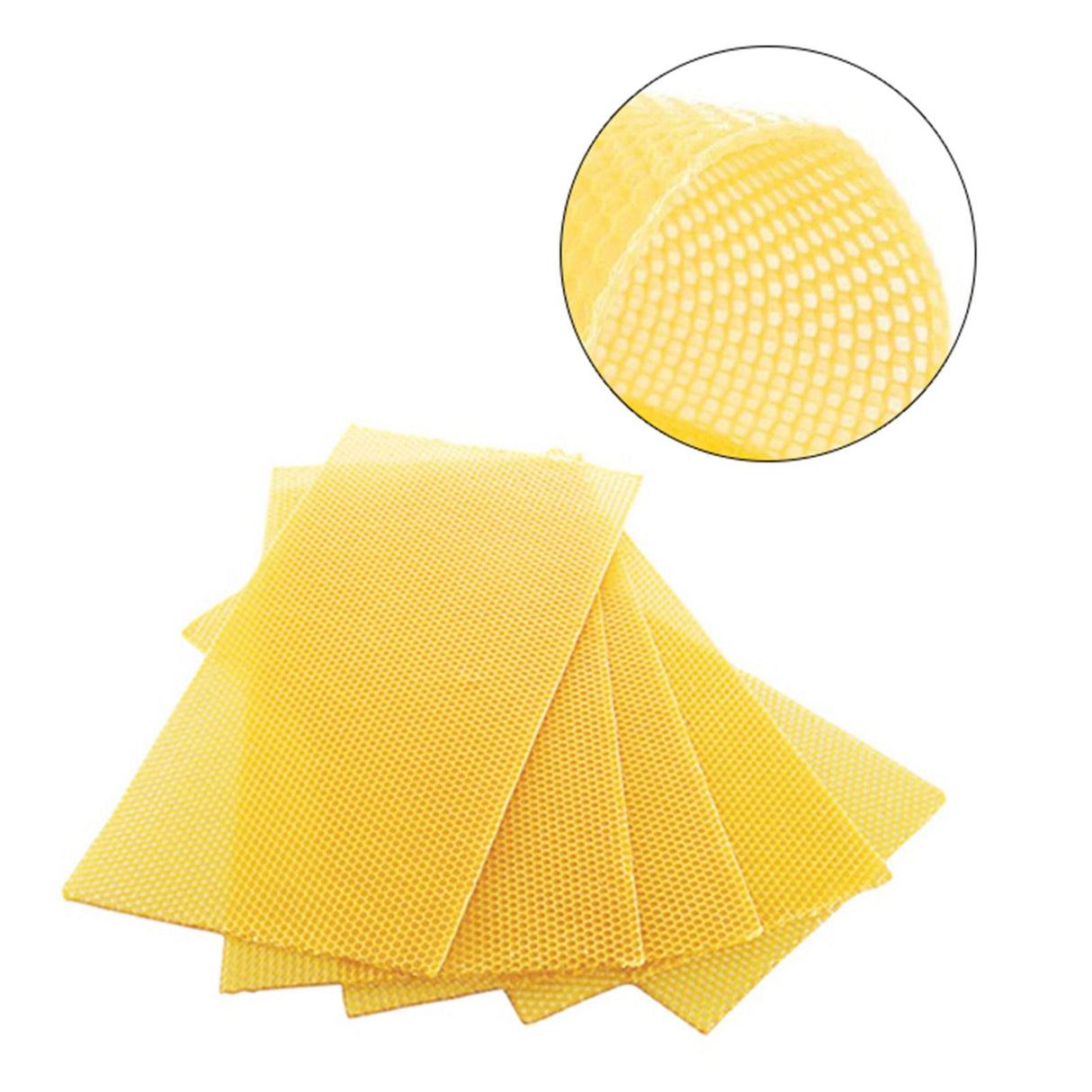 10Pcs Beeswax Sheets for Candle Making Natural Beeswax Honeycomb Foundation Sheets for Kids Adults