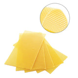 10Pcs Beeswax Sheets for Candle Making Natural Beeswax Honeycomb Foundation Sheets for Kids Adults - Extra Image
