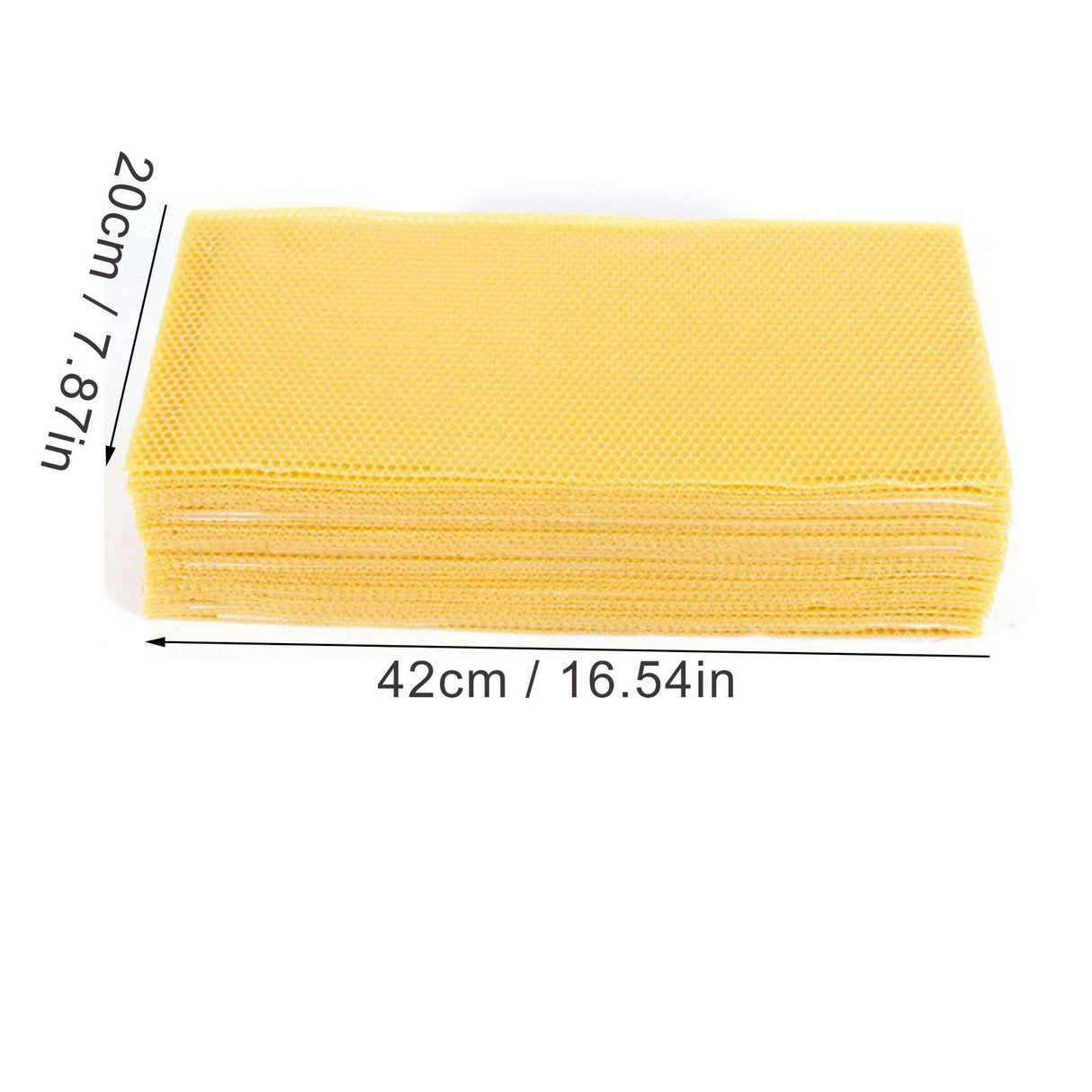 10Pcs Beeswax Sheets for Candle Making Natural Beeswax Honeycomb Foundation Sheets for Kids Adults