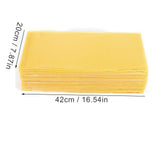 10Pcs Beeswax Sheets for Candle Making Natural Beeswax Honeycomb Foundation Sheets for Kids Adults - Extra Image