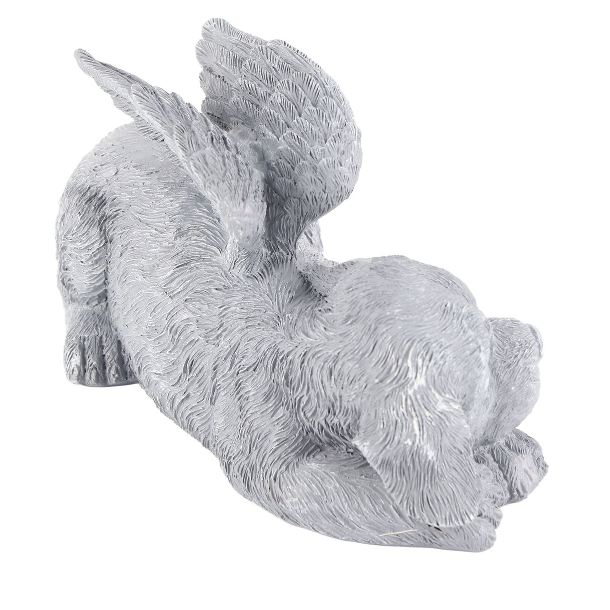 Pet Memorial Statue Resin Sleeping Pet Angel Garden Sculpture for Pet Memorial Gravestone Ornament Angel Dog