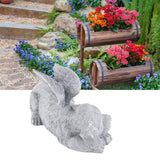 Pet Memorial Statue Resin Sleeping Pet Angel Garden Sculpture for Pet Memorial Gravestone Ornament Angel Dog - Extra Image