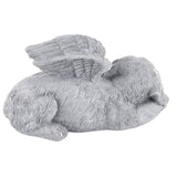 Pet Memorial Statue Resin Sleeping Pet Angel Garden Sculpture for Pet Memorial Gravestone Ornament Angel Dog - Extra Image