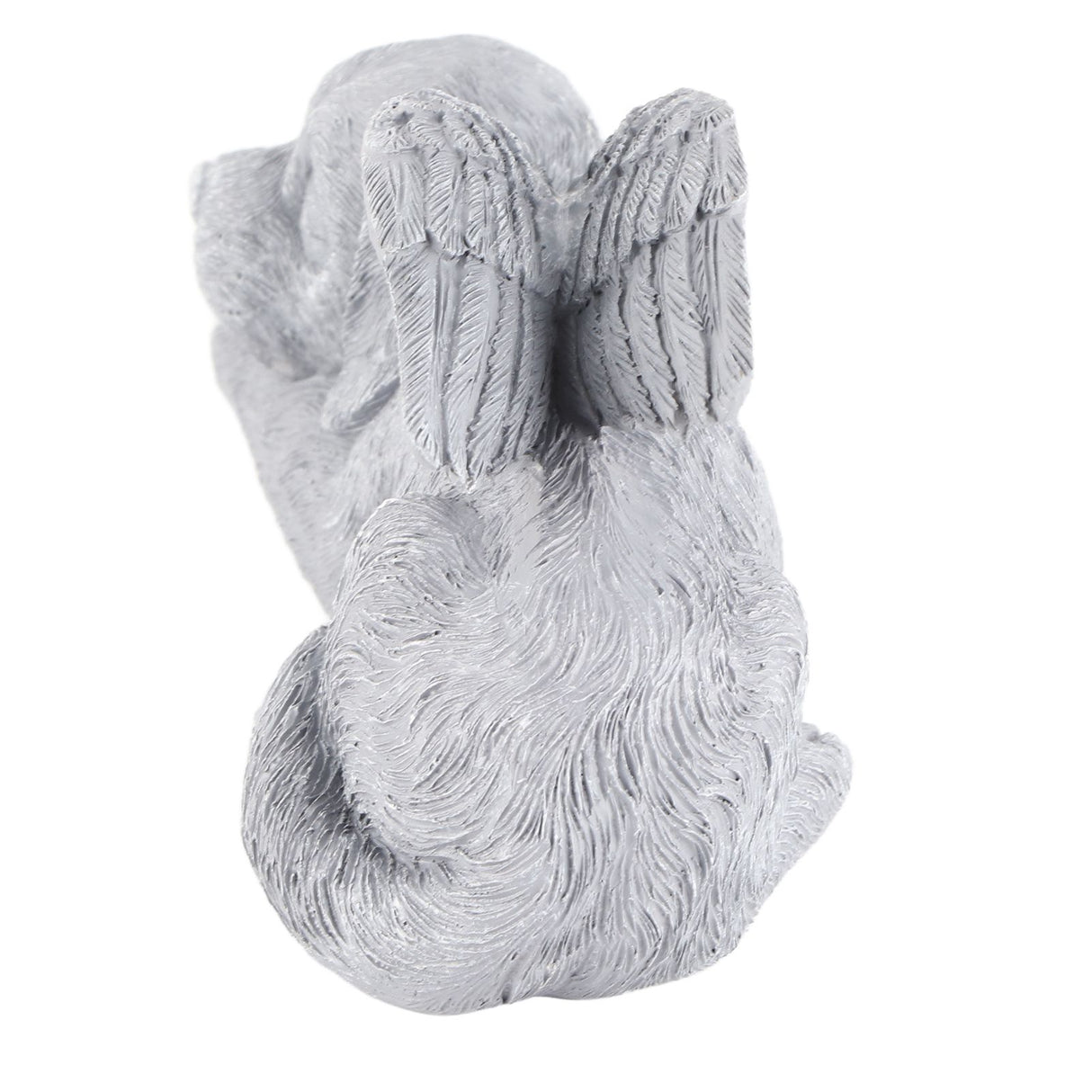 Pet Memorial Statue Resin Sleeping Pet Angel Garden Sculpture for Pet Memorial Gravestone Ornament Angel Dog