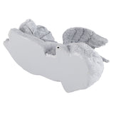 Pet Memorial Statue Resin Sleeping Pet Angel Garden Sculpture for Pet Memorial Gravestone Ornament Angel Dog