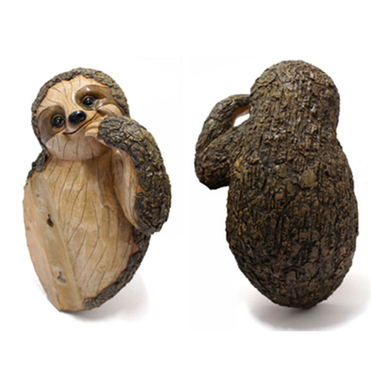 Garden Peeker Sloth Sculptures Lovely Innovative Simulation Resin Waterproof Lasting Tree Hugger Peeker Statue