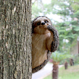 Garden Peeker Sloth Sculptures Lovely Innovative Simulation Resin Waterproof Lasting Tree Hugger Peeker Statue