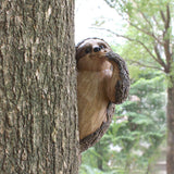 Garden Peeker Sloth Sculptures Lovely Innovative Simulation Resin Waterproof Lasting Tree Hugger Peeker Statue - Extra Image