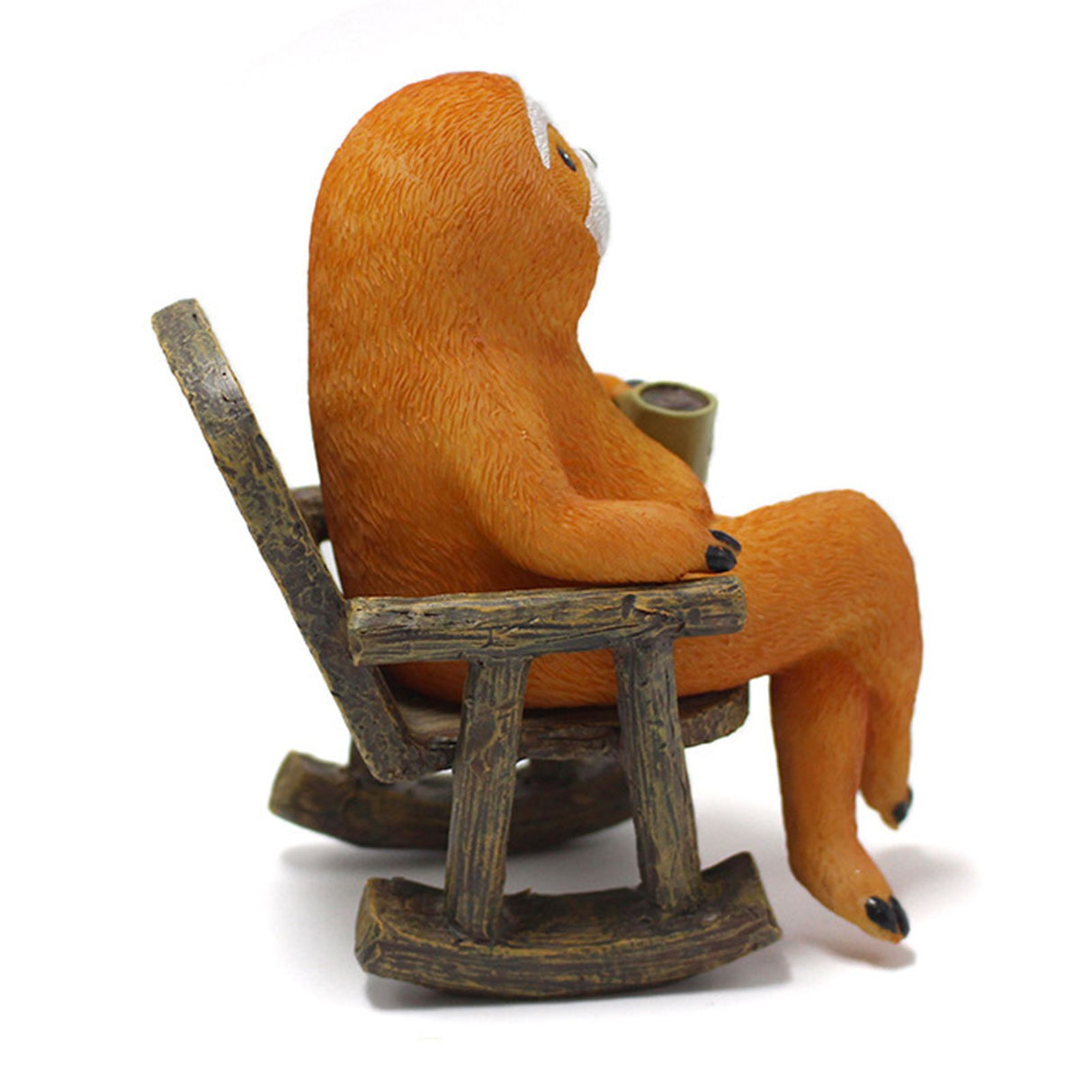 Sloth Statue Lifelike Vivid Exquisite Resin Sloth Figure Ornament Decoration for Courtyard Garden Yard
