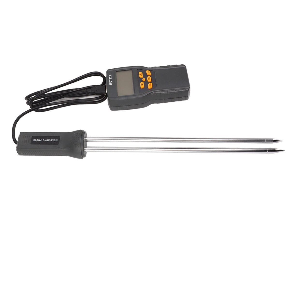 Grain Moisture Meter Tester LCD Display with Backlit Automatic Temperature Compensation Garden Tools
