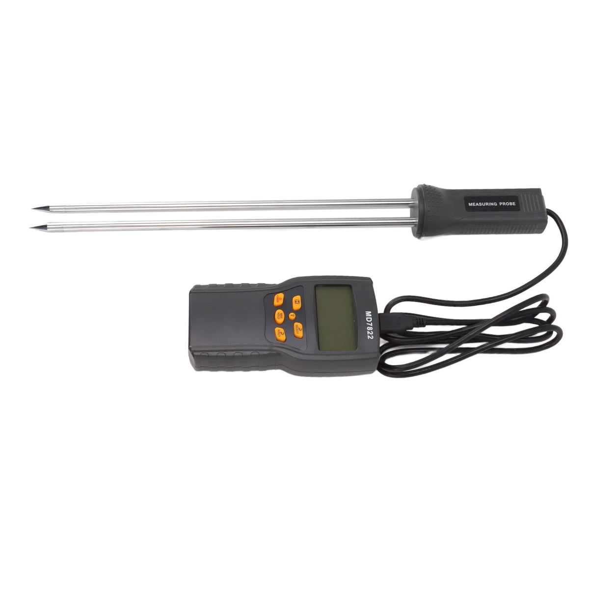 Grain Moisture Meter Tester LCD Display with Backlit Automatic Temperature Compensation Garden Tools