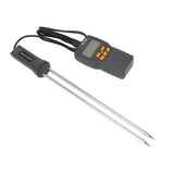 Grain Moisture Meter Tester LCD Display with Backlit Automatic Temperature Compensation Garden Tools - Low Angle
