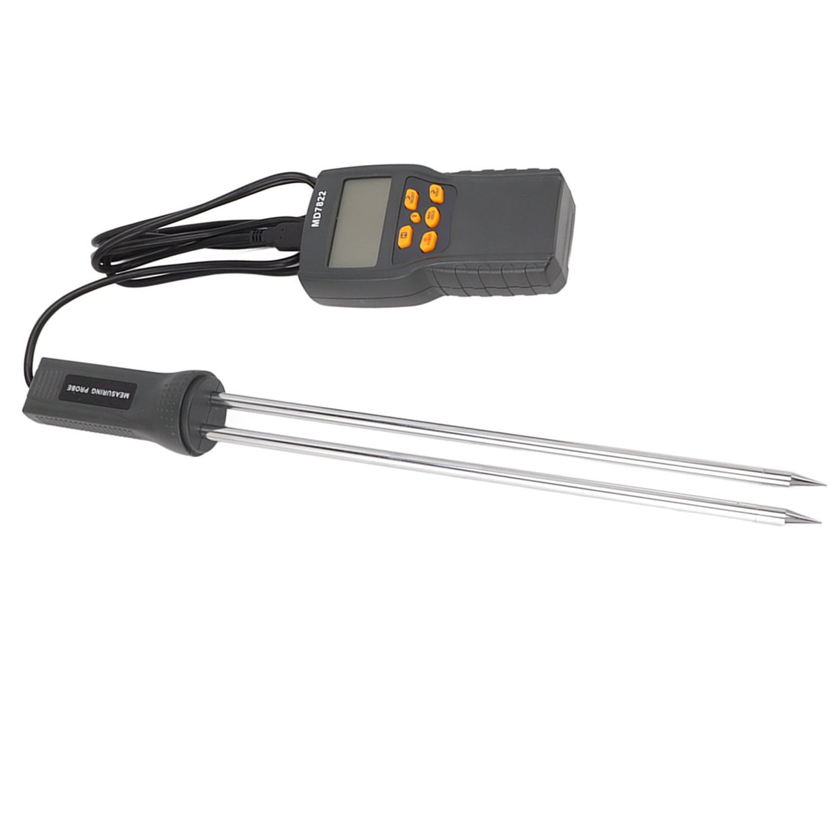 Grain Moisture Meter Tester LCD Display with Backlit Automatic Temperature Compensation Garden Tools