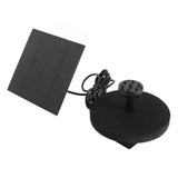 Solar Water Fountain Pump Outdoor Small Submersible Bird Bath Fountain Kit for Pond Garden Pool 120cm Lift - Front View