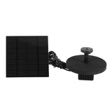 Solar Water Fountain Pump Outdoor Small Submersible Bird Bath Fountain Kit for Pond Garden Pool 120cm Lift - Side View
