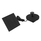 Solar Water Fountain Pump Outdoor Small Submersible Bird Bath Fountain Kit for Pond Garden Pool 120cm Lift