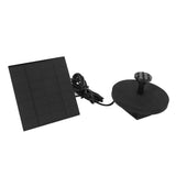 Solar Water Fountain Pump Outdoor Small Submersible Bird Bath Fountain Kit for Pond Garden Pool 120cm Lift - Close-Up Angle