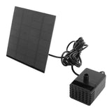 Solar Water Fountain Pump Outdoor Small Submersible Bird Bath Fountain Kit for Pond Garden Pool 120cm Lift - Low Angle
